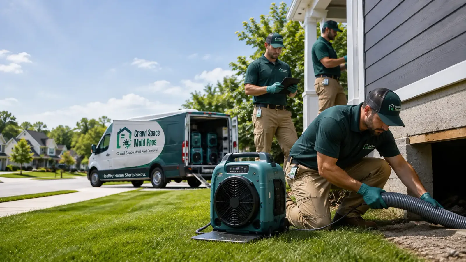 Crawl Space Mold Removal in Walker, KS